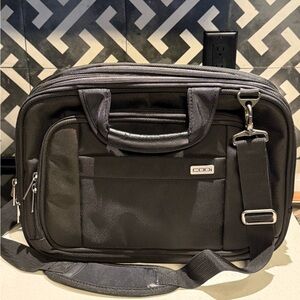 CODi Black Professional Laptop Bag for Men